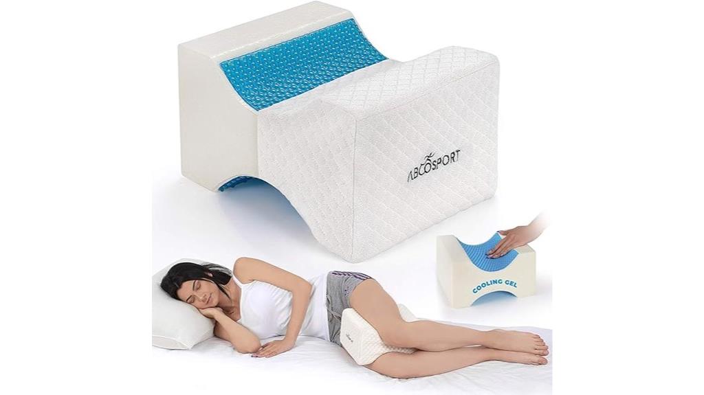 cooling gel knee pillow