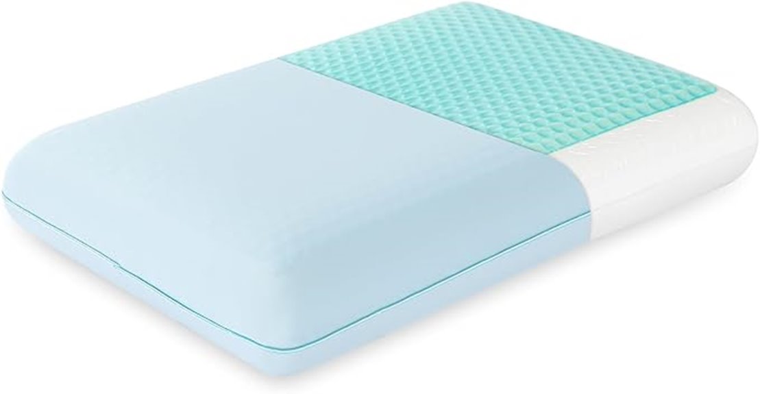 cooling reversible memory pillow
