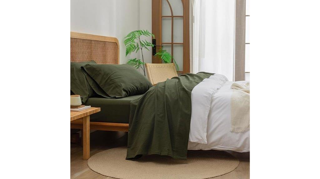 cotton linen feel sheets