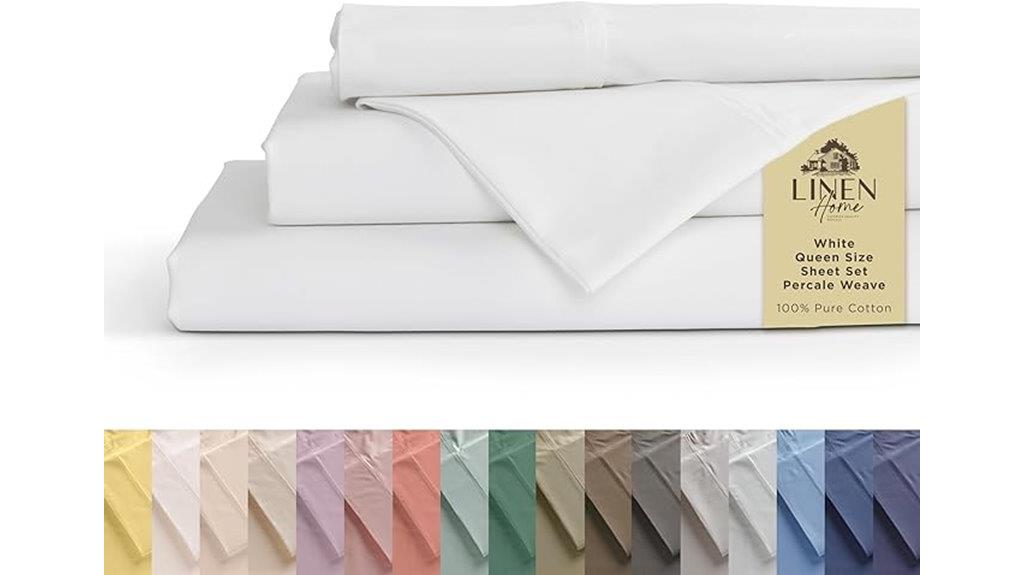 cotton queen sheets set