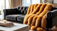 cozy faux fur blankets
