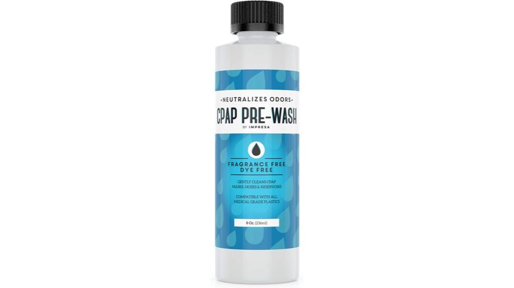 cpap pre wash cleaning solution