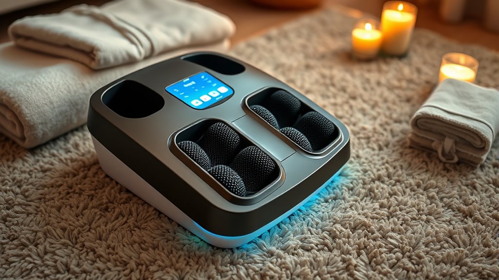 customizable massage settings