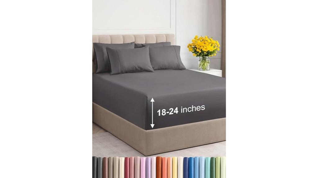 deep queen sheet set