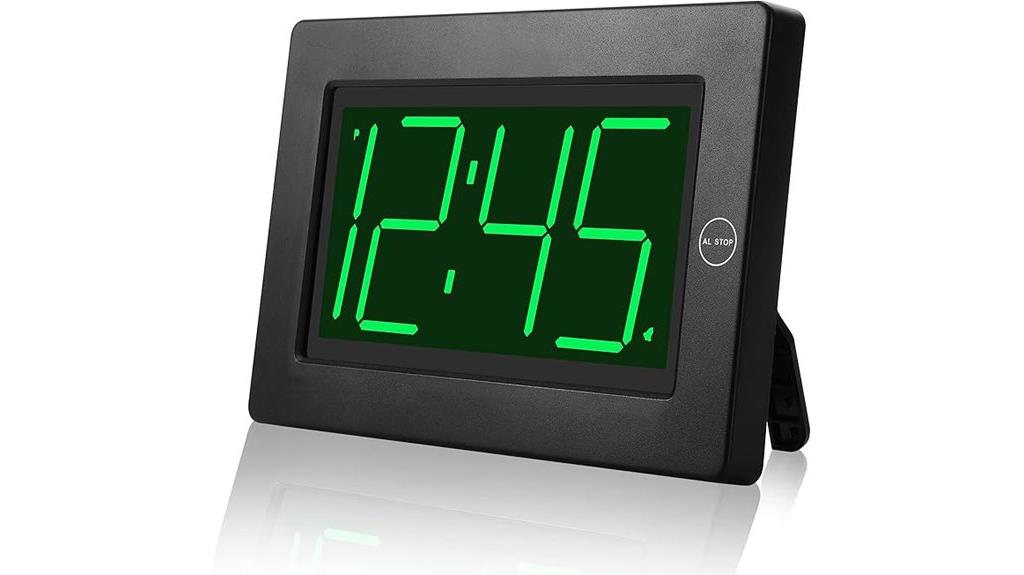 digital led wall clock