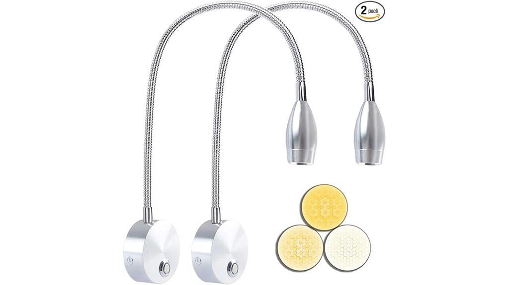 dimmable touch bedside lamp