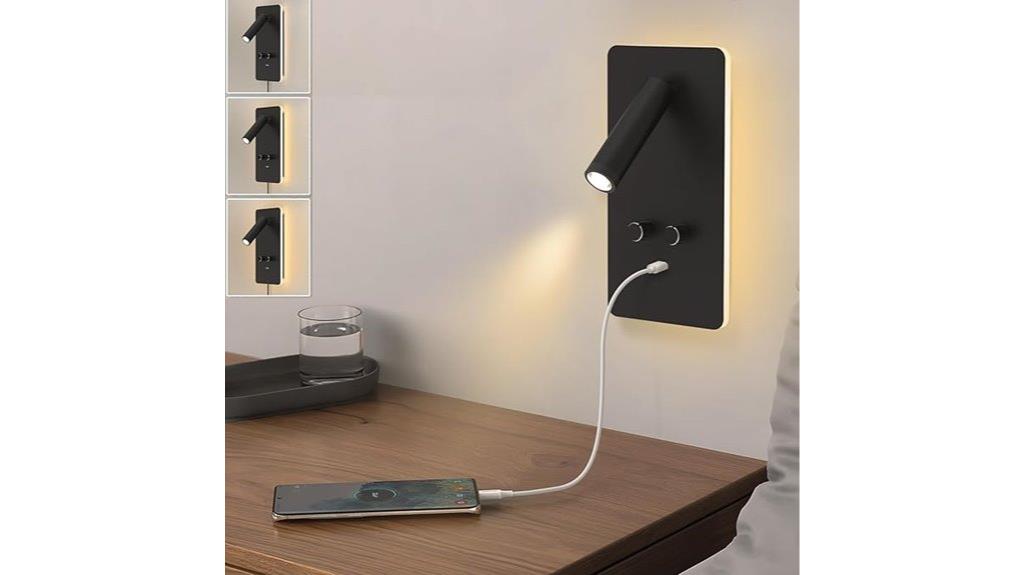 dimmable wall mount light