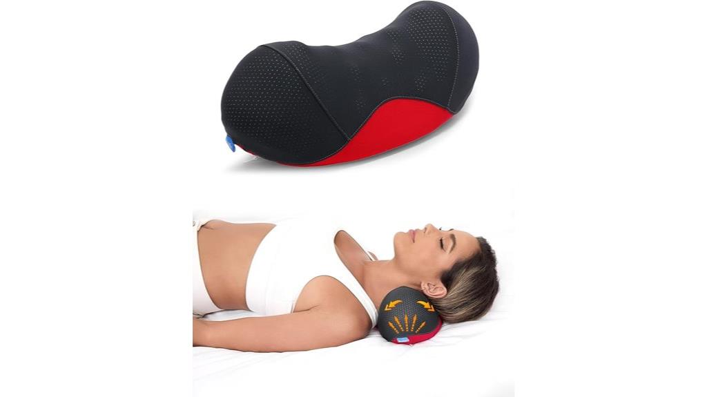 dual layer cervical neck pillow