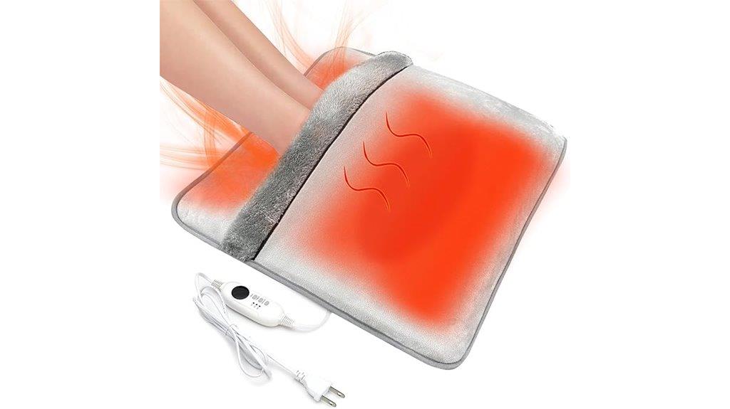 electric foot warmer with timer