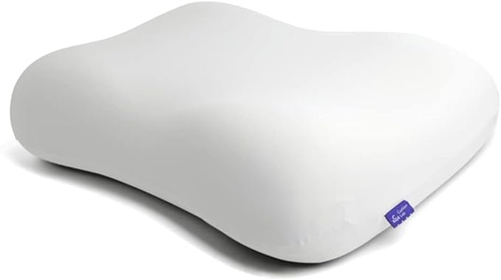 ergonomic contour sleep pillow