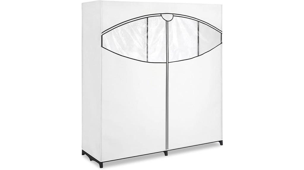 extra wide white closet