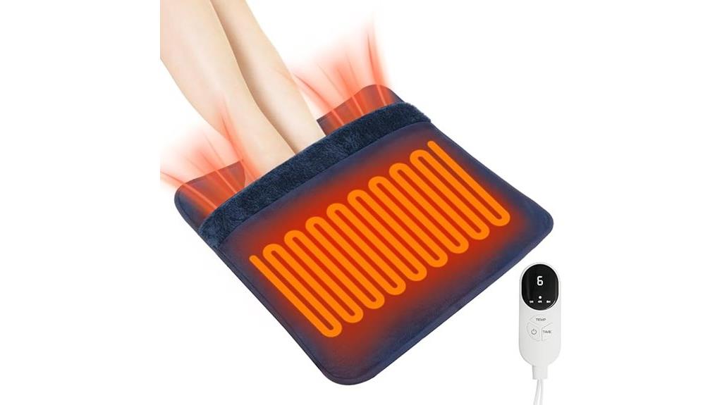 fast heating electric foot pad