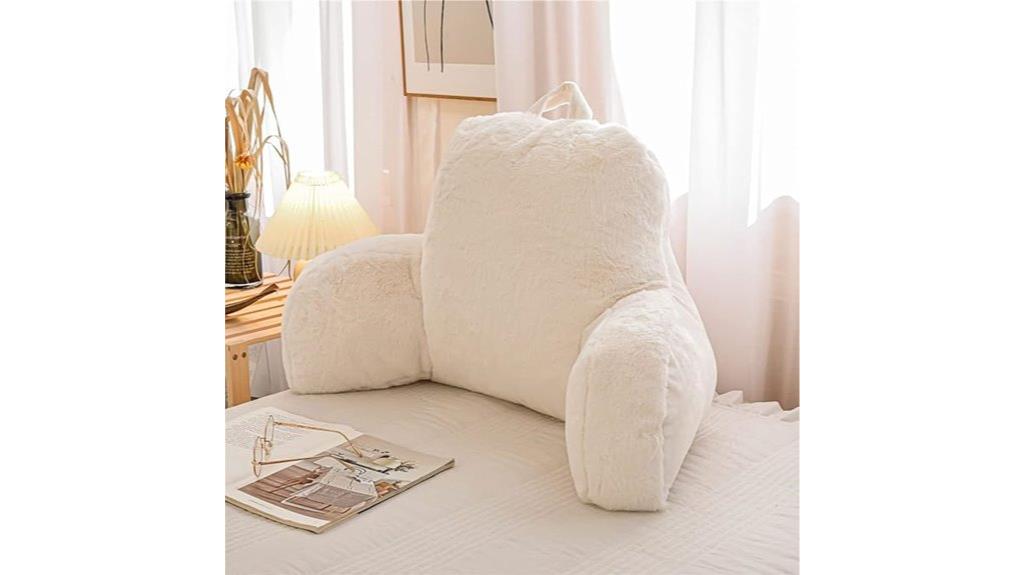 faux fur bed pillow