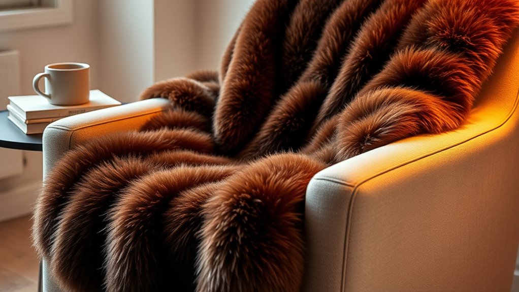 faux fur blanket selection