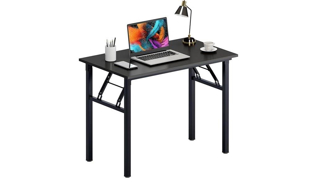 folding computer desk table