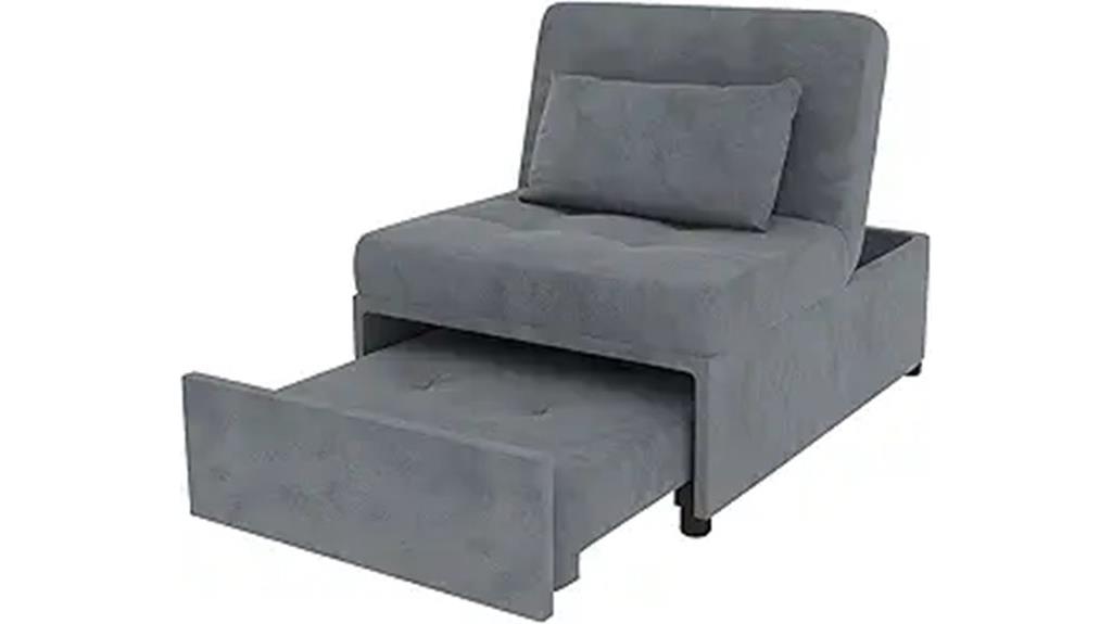 folding ottoman bed solution