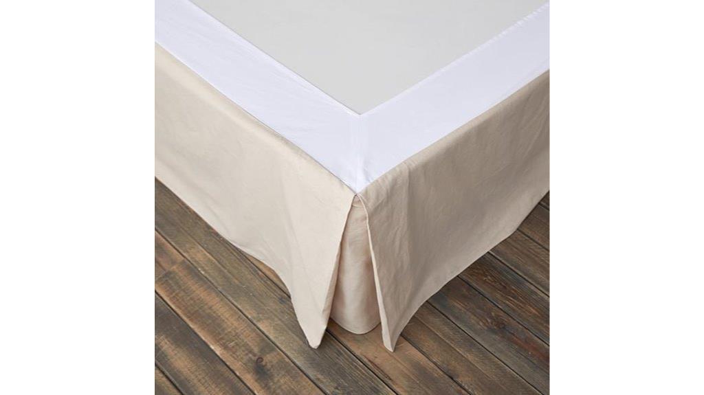 french linen bed skirt