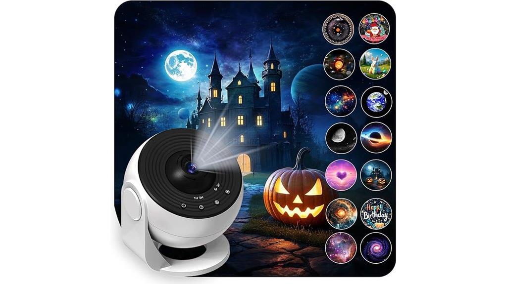 galaxy projector with discs