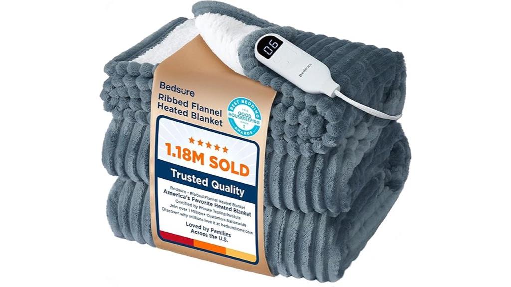 grey 50x60 electric blanket