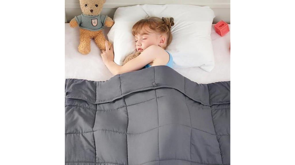 grey 5lb weighted blanket