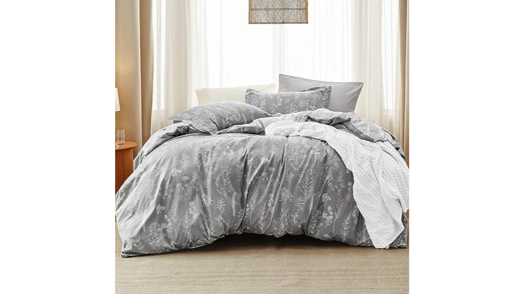 grey king comforter set