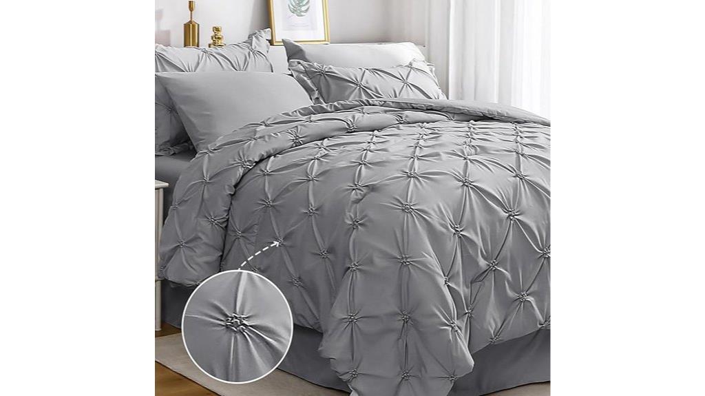 grey queen comforter set