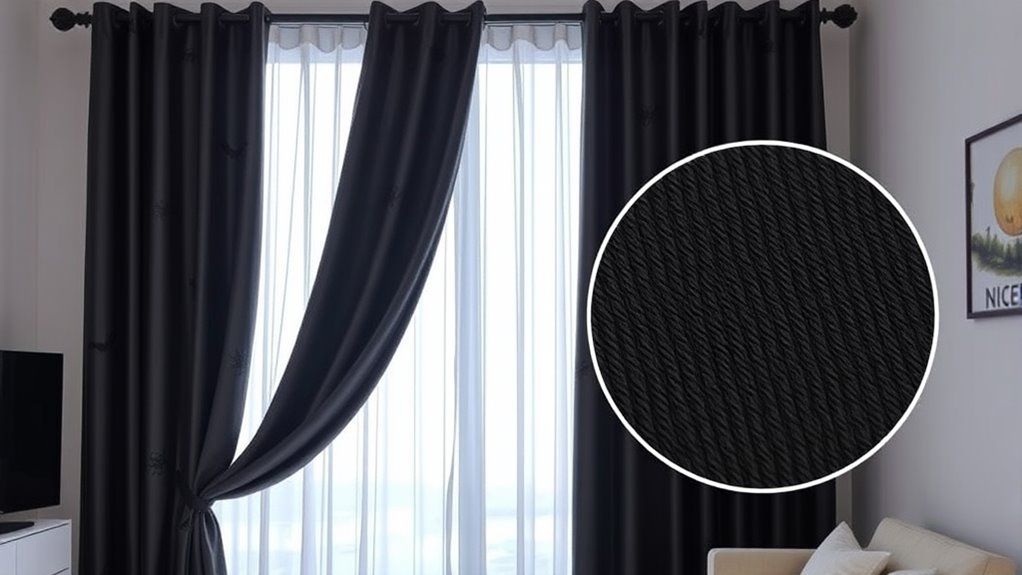 halloween blackout thermal curtains