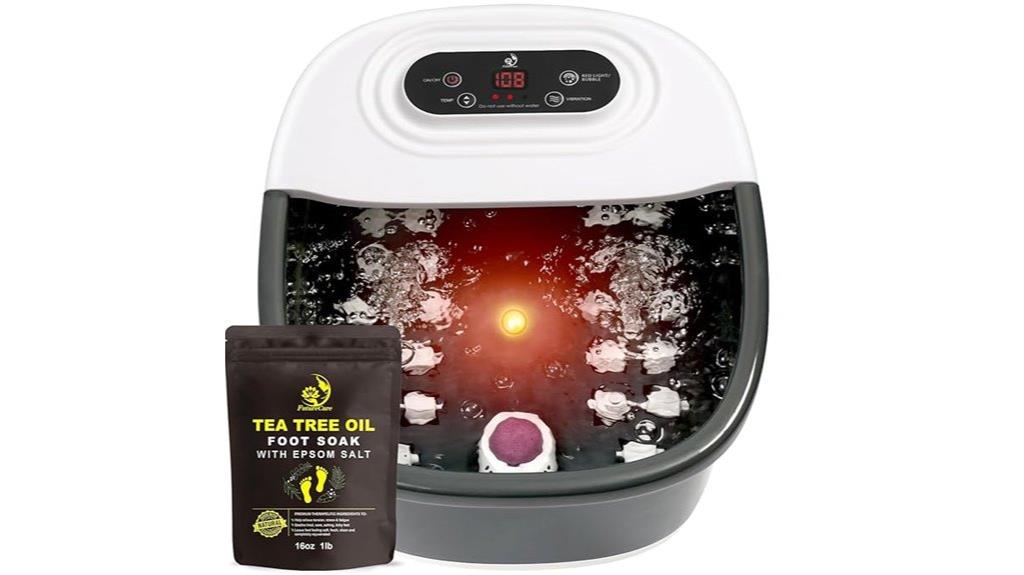 heated bubble foot massager