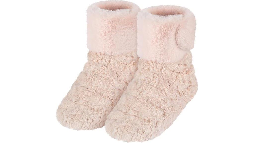 heated microwave footwear