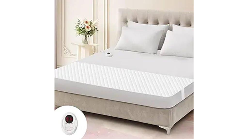 heated waterproof mattress pad