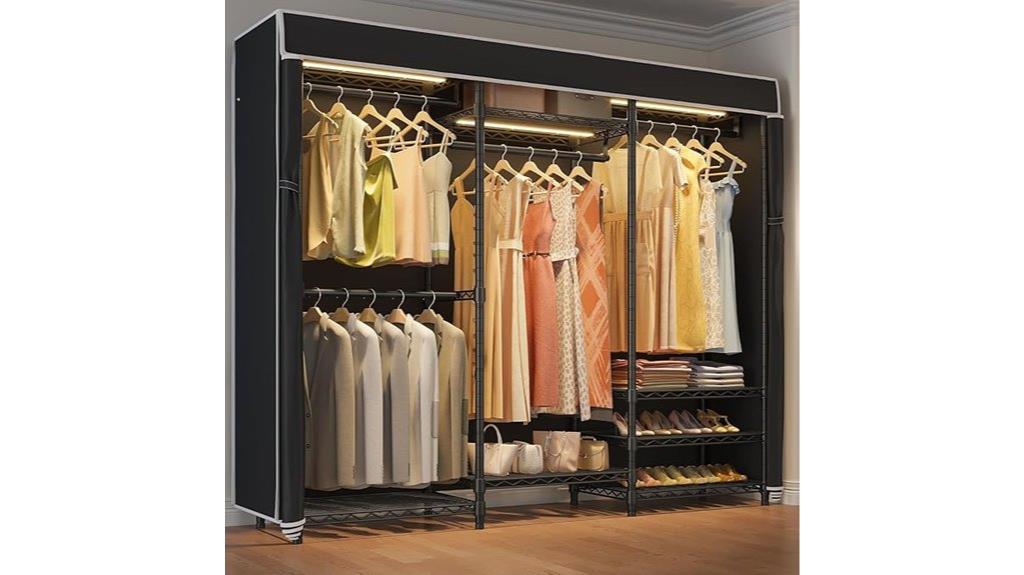 heavy duty garment rack