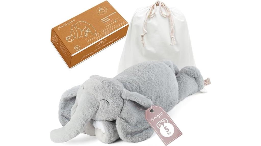 heavy elephant plush toy
