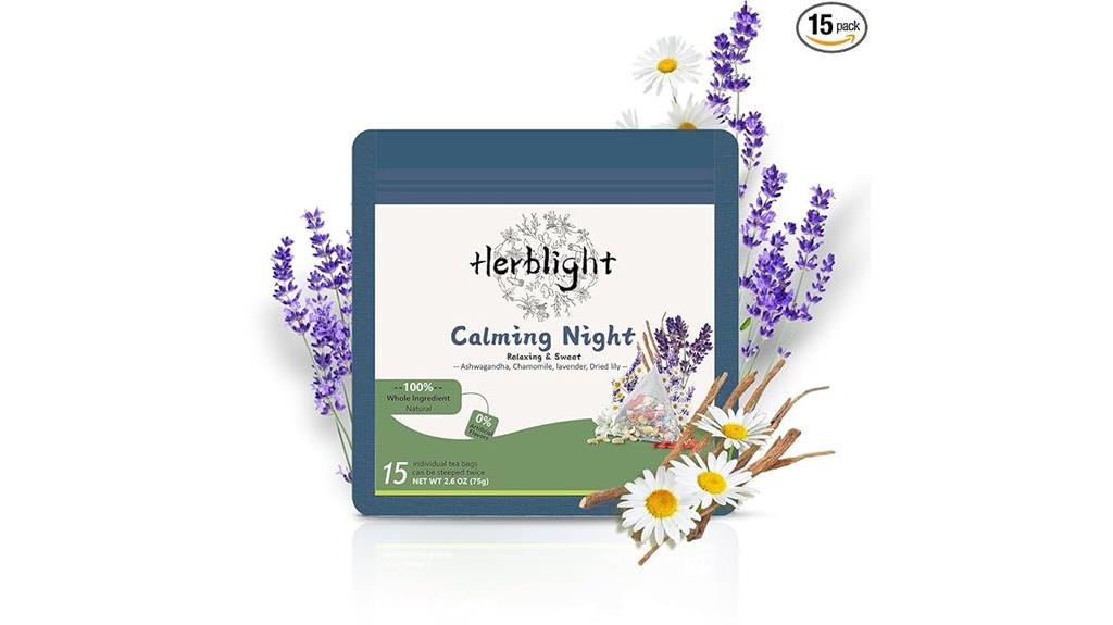 herbal nighttime calming tea