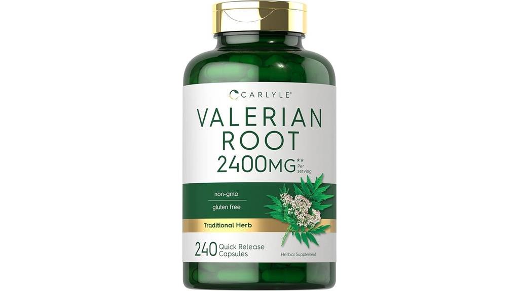 high dose valerian root capsules