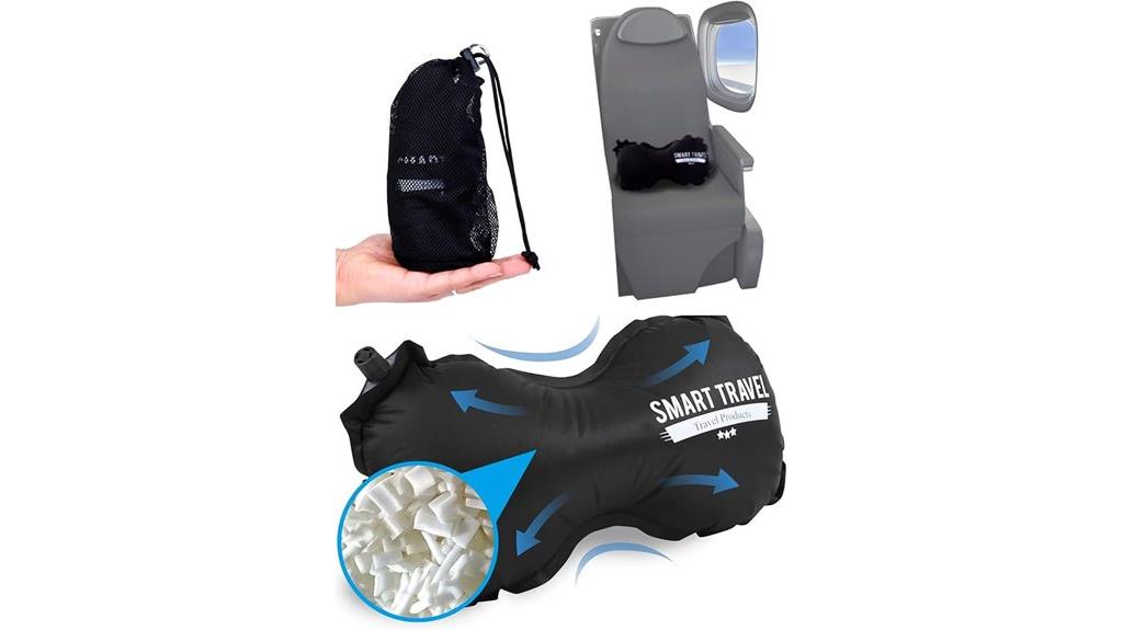 inflatable lumbar support pillow