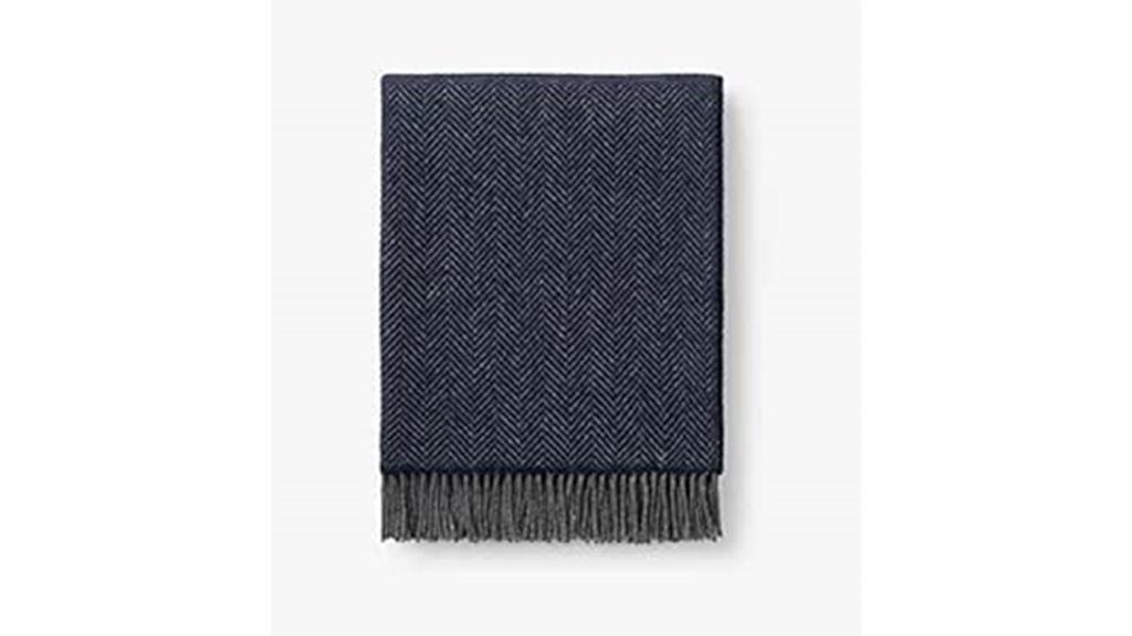 irish wool blanket size