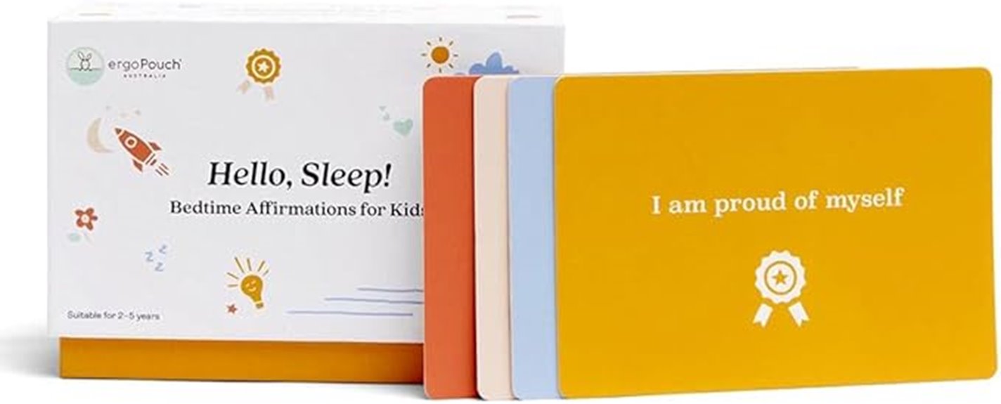 kids bedtime affirmation cards
