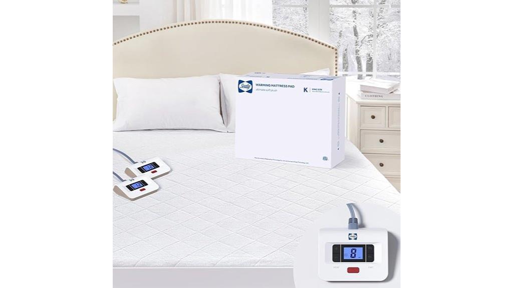 king size heated mattress pad