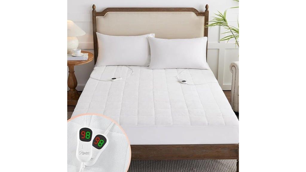 king size heated mattress pad