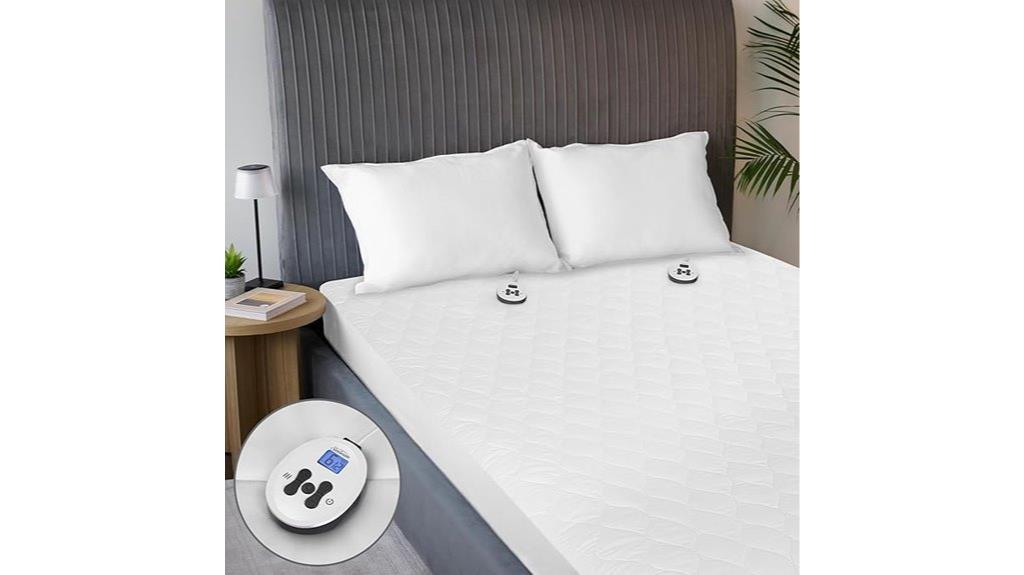 king sized heated mattress pad