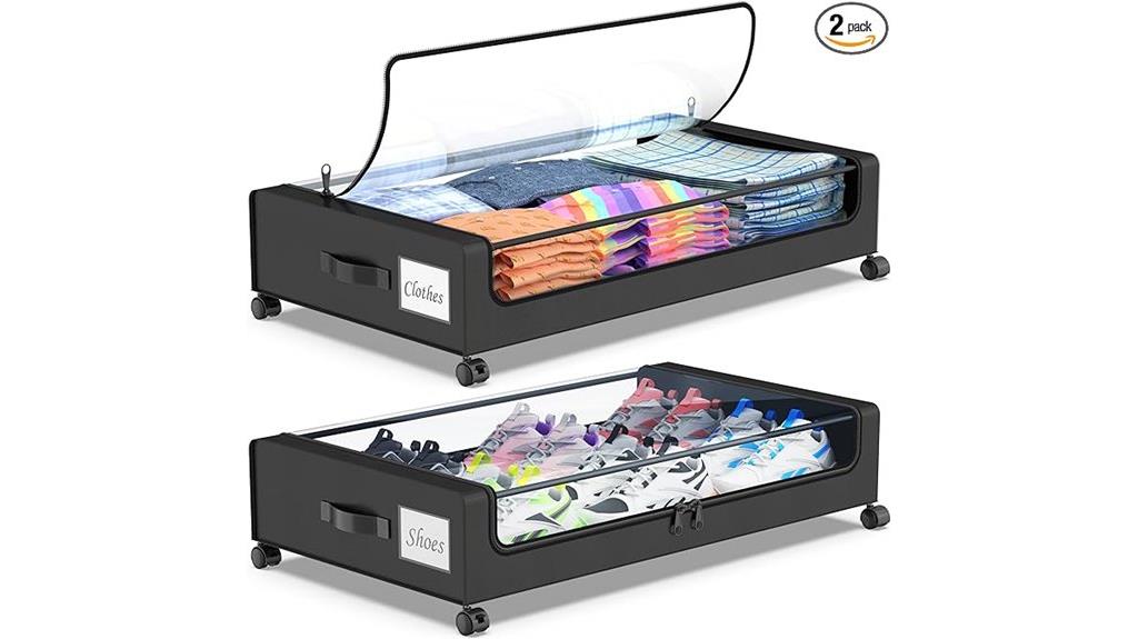 large black rolling storage