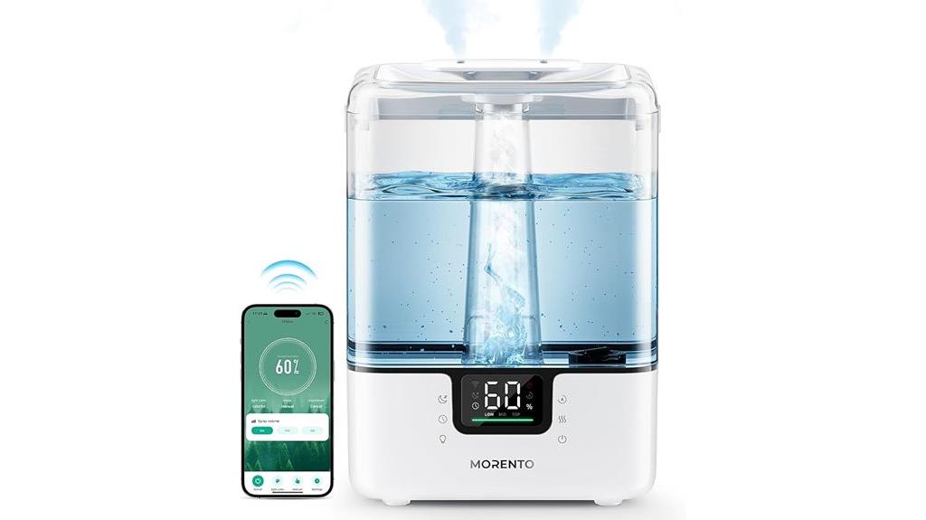 large capacity white humidifier
