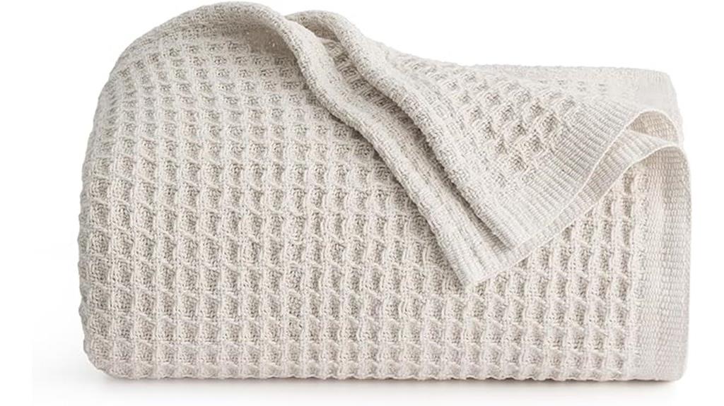 large cotton throw blanket