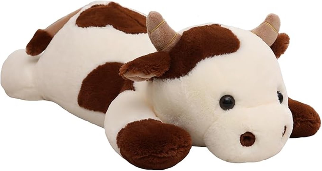 large cow plush toy