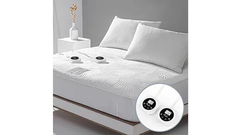 large heated mattress pad