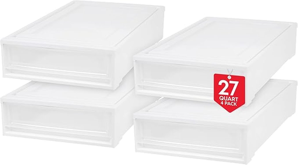 large under bed storage bins