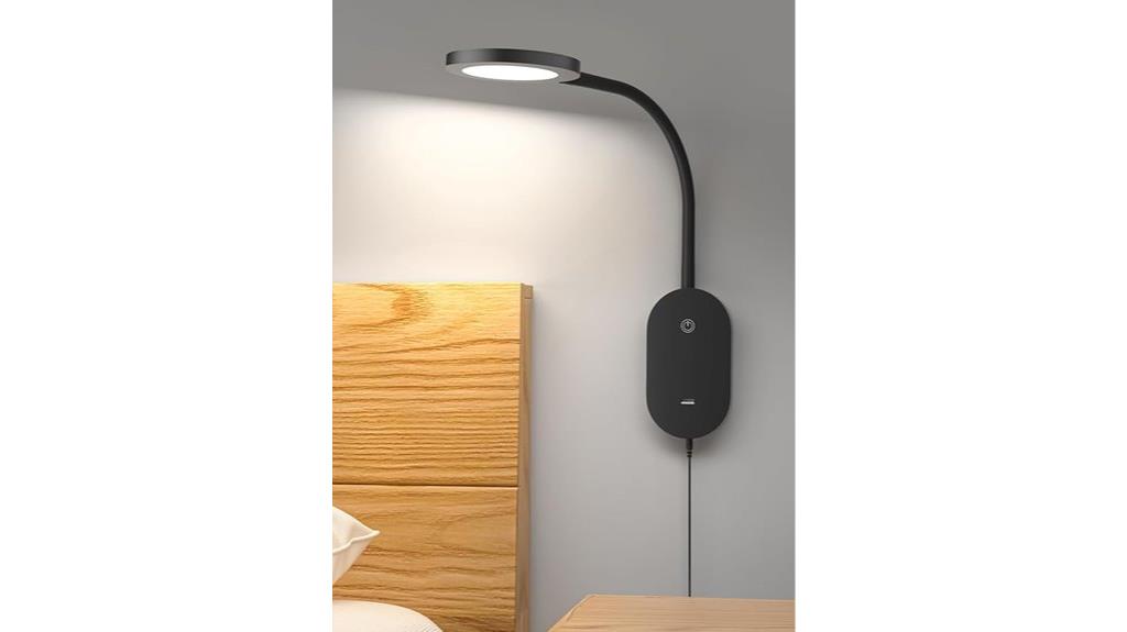 led wall mounted reading light