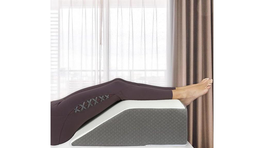 leg elevation wedge pillow