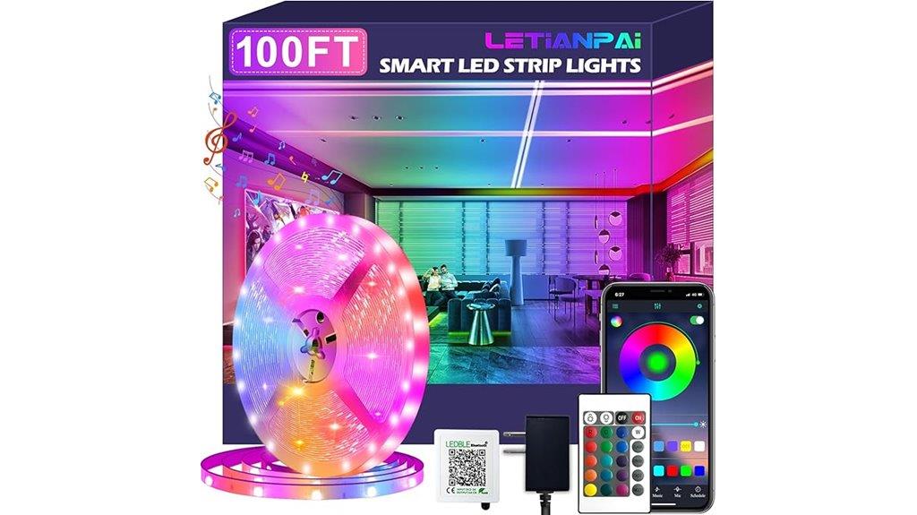 long led strip with music