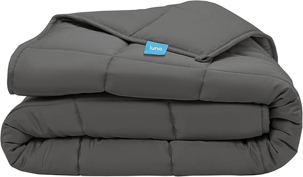 luna 20lb queen blanket